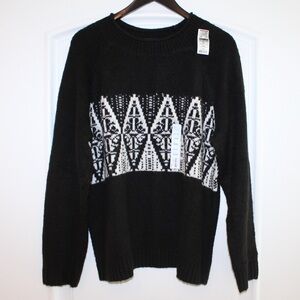 Fairisle/Aztec print sweater (women’s XXL) (NWT)